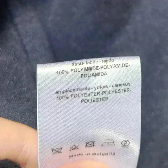 SANDRO Paris Ready Knitted-Panel Jersey Mini Dress Navy Blue Women's Size 8 US - Picture 15 of 15